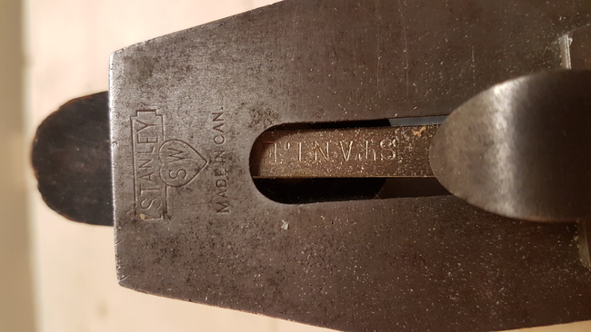 Stanley sweetheart logo on the no. 5 plane